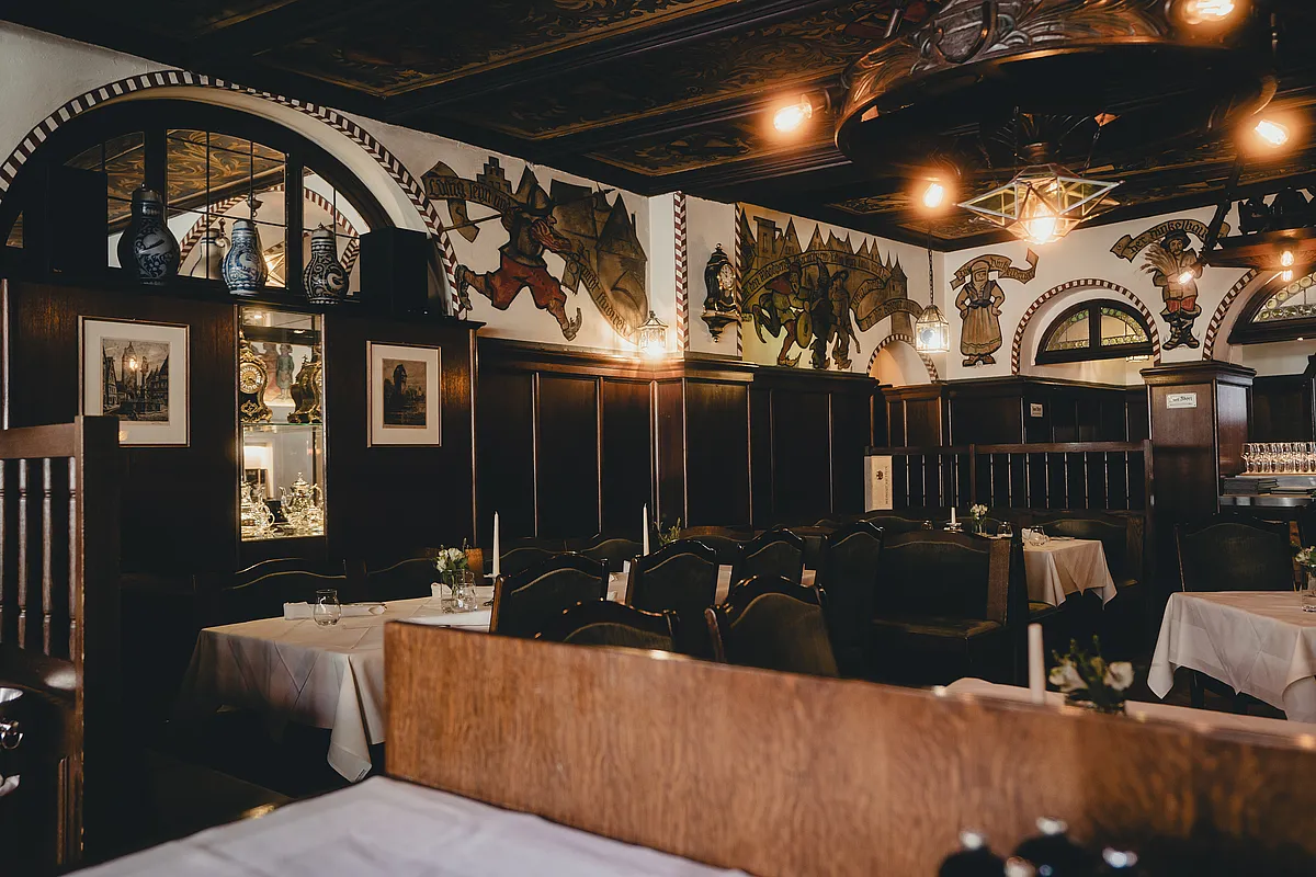 Innenansicht des Restaurants im Stammhaus
